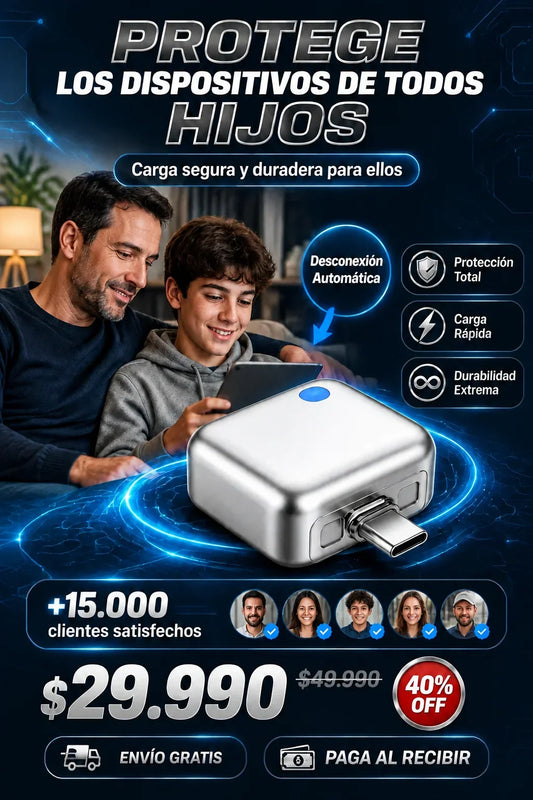 Adaptador-Protector de Carga Inteligente USB-C